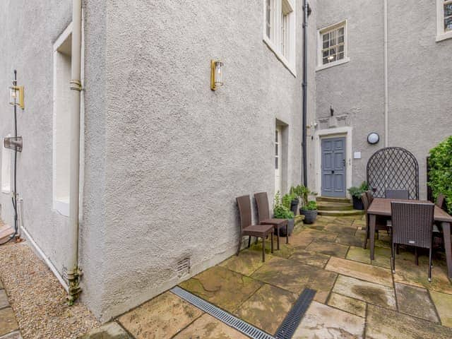 Patio | Upstairs - Stanley House, Clitheroe