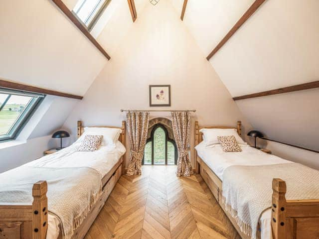 Twin bedroom | The Tiny Chapel, Low Gate, near Hexham