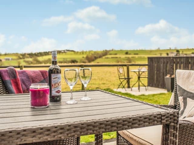 Sitting-out-area | The Tiny Chapel, Low Gate, near Hexham