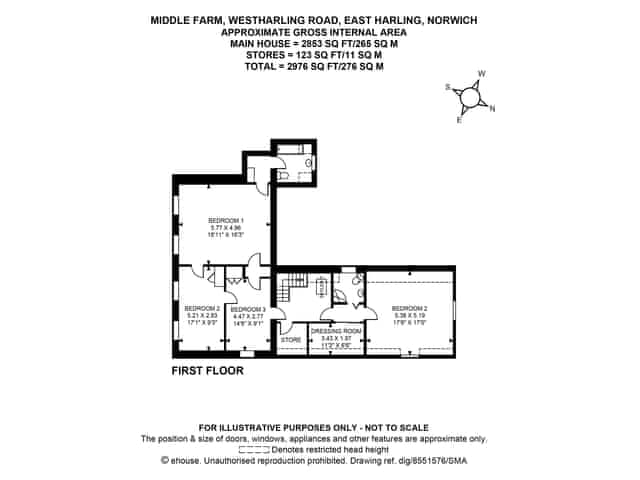 Floor plan | Middle Farm, East Harling, near Thetford