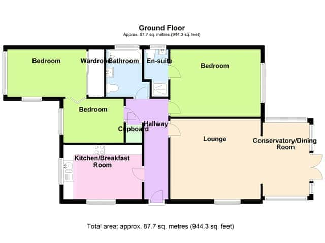 Floor plan | The Beach Bungalow, Herne Bay