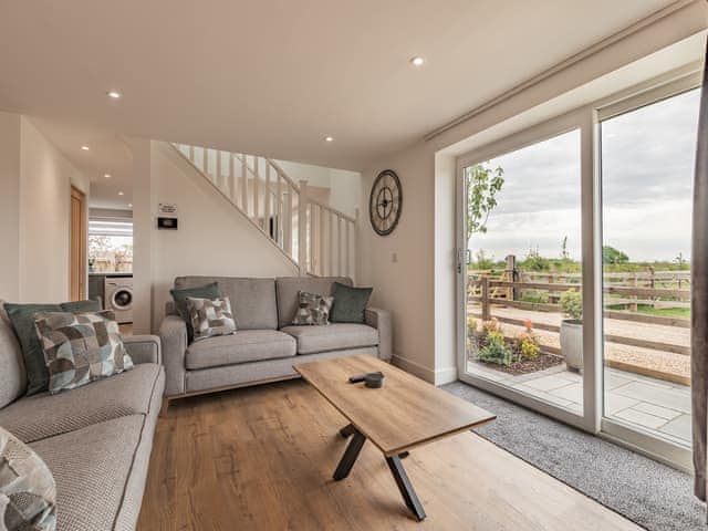 Living room | The Old Haybarn - Brookfields Holiday Farm, Church Broughton, near Derby