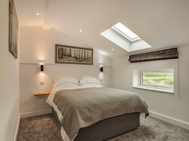 Double bedroom | The Old Haybarn - Brookfields Holiday Farm, Church Broughton, near Derby