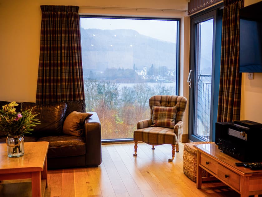 Living area | Lawers View No. 9 - Taymouth Marina Resort, Kenmore