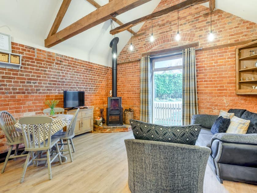 Open plan living space | Squirrel Barn - High House Barns, Foulsham, near Reepham