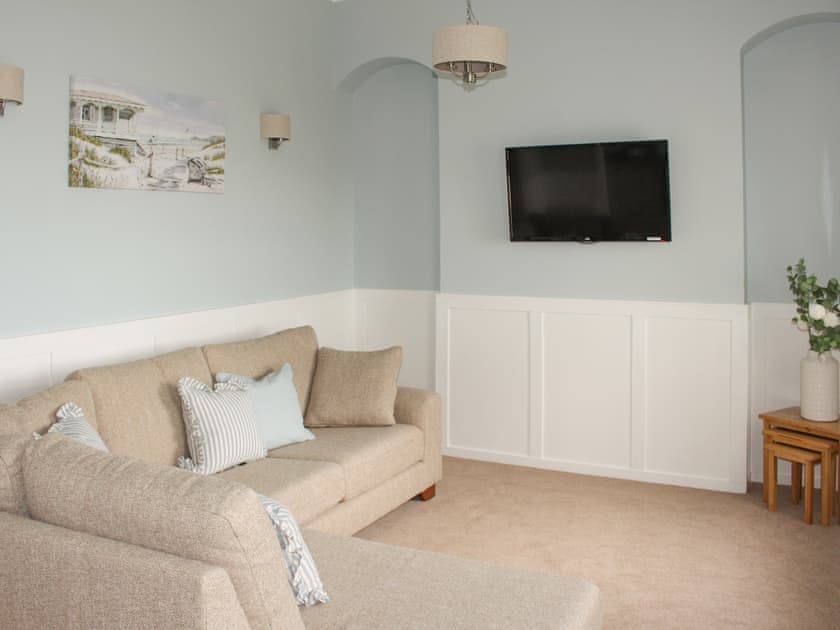 Living room | Seaview Cottage - Bron Y Wendon Holiday Park, Llanddulas, near Llandudno