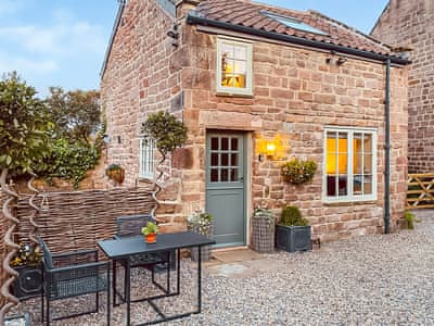 Sitting-out-area | The Barn, Spofforth, near Harrogate