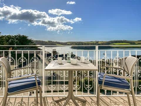 Balcony seating  | Halcyon, St Mawes