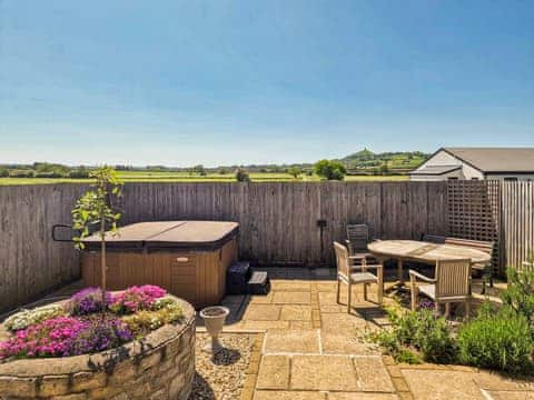 Patio | Applebarn Holidays  - The Dairy - Applebarn Holidays, West Pennard, near Glastonbury