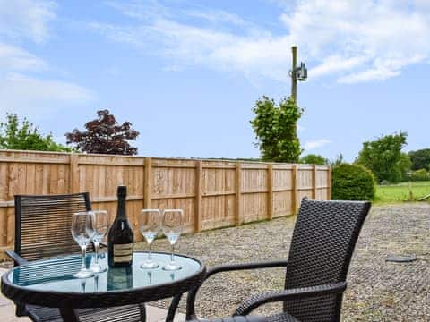 Sitting-out-area | The Hay Barn - Newby Farm Cottages, Newby, near Stokesley