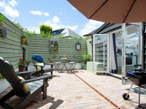 Outdoor area | Linden Lodge, Honiton