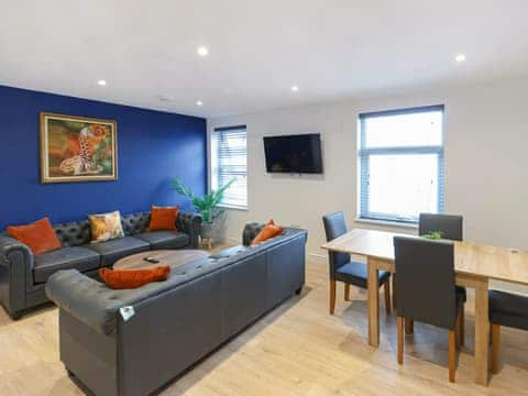 Open plan living space | No.10 Apartments, Blackpool