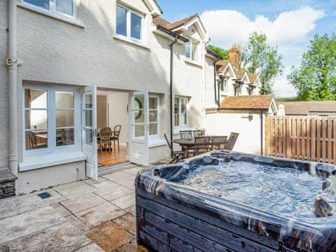 Hot tub | Fairways West - Cottages at The Mole Resort, Chittlehamholt, near Umberleigh