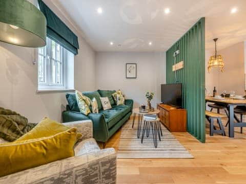 Living room | Yr Hen Beudy - Y Pererin Blewog Holiday Cottages, Llangain