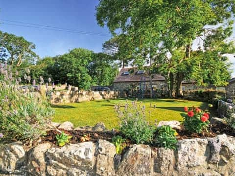 Garden | Llofft Storws - Plas Marian Holiday Cottages, Trefdraeth, near Bordorgan