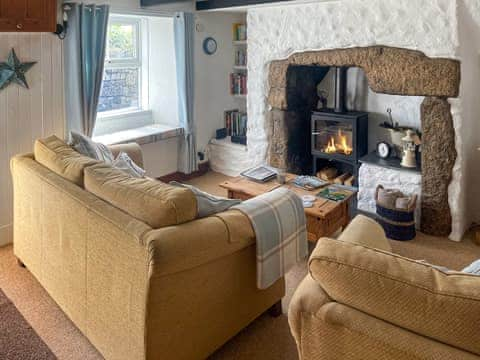 Living area | Gribbas Cottage, Stithians