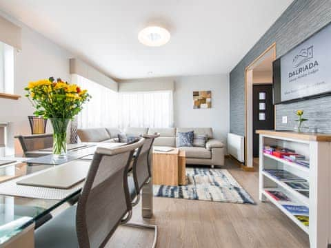 Open plan living space | Carron - Dalriada Lodges, Stonehaven