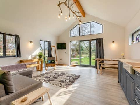 Open plan living space | Bluebell Annexe, Sandy