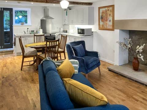 Open plan living space | Coldwell Street Cottage, Wirksworth