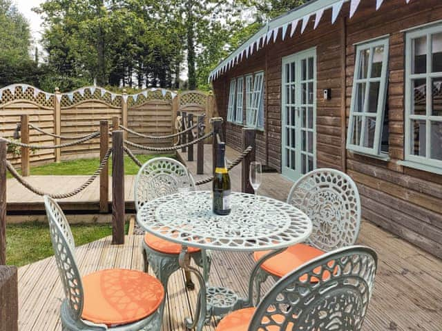 Sitting-out-area | The Haven Lodge, Ashbourne