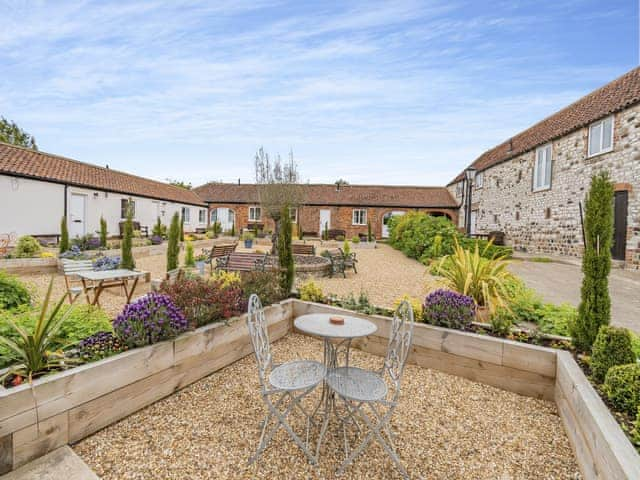 Sitting-out-area | Harvest - Grange Farm Cottages, Sewerby, near Bridlington