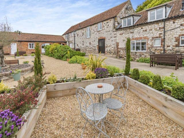 Sitting-out-area | Harvest - Grange Farm Cottages, Sewerby, near Bridlington