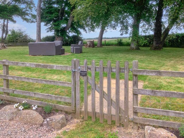 Outdoor area | Cloggy Nook, Tughall Steads near Beadnell