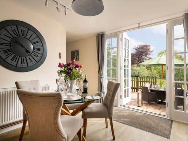 Elegant dining area within kitchen | Ground Wing - Gresham Hall Estate, Gresham, near Sheringham