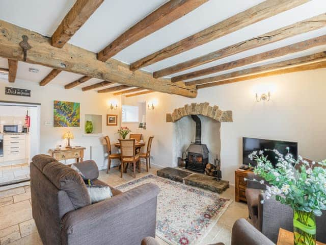 Living room/dining room | Pine Door, Eyam, near Bakewell