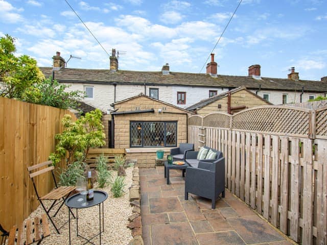 Sitting-out-area | Weavers Cottage, Fence, near Pendle