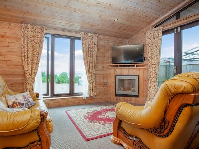 Living area | Log Cabin - East Hill Pride Farm, Harpford, near Sidmouth