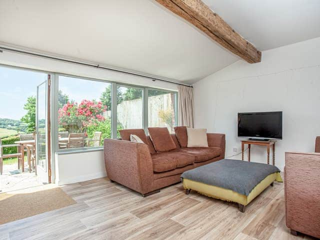 Living room | Pond - Collacott Farm, Kings Nympton, near South Molton