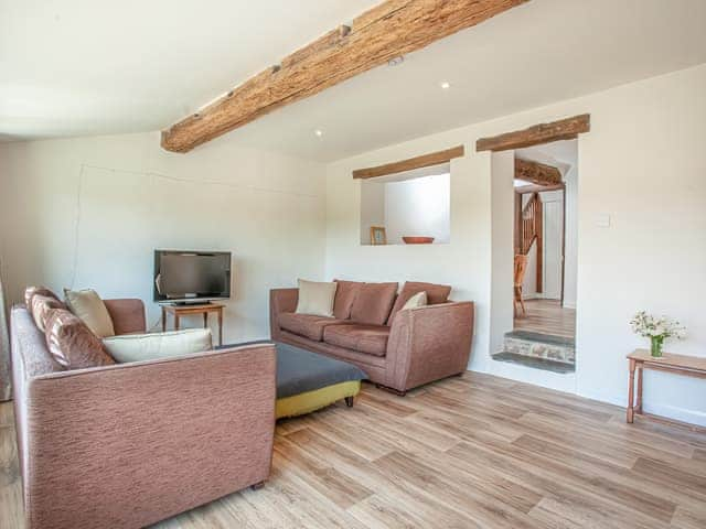 Living room | Pond - Collacott Farm, Kings Nympton, near South Molton