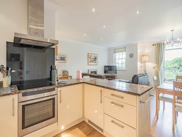 Contemporary kitchen area | Apartment 14, Silverdale, near Arnside