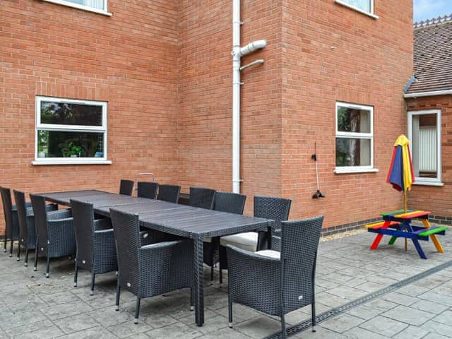 Outdoor eating area | Welton House, Orby, near Skegness