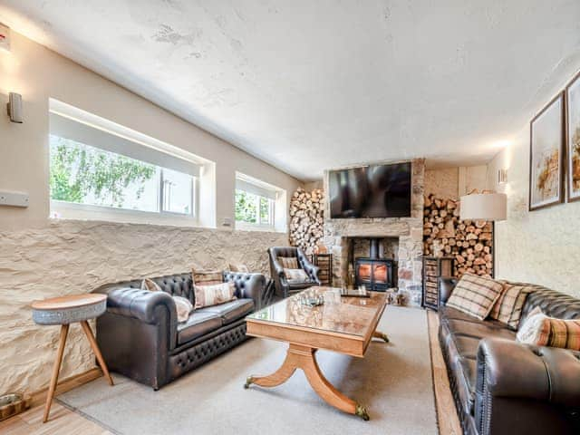 Games room seating area | The Cottage at West Brinsea Farm, Brinsea, near Cheddar