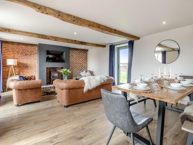 Living room/dining room | The Dairy - Betton Alkmere Farm, Betton Strange, near Shrewsbury