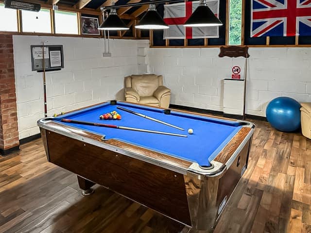 Games room | Owl Lodge - Tawny Farm Cottages, Forncett St Peter, near Long Stratton