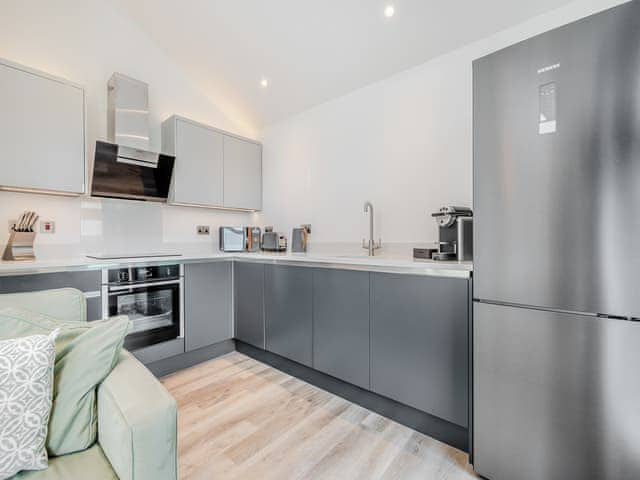 Kitchen area | Little Gem - Wooldown Holiday Cottages, Bude