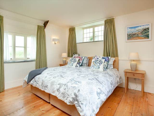 Double bedroom | The North Wing - Trevigue Holiday Cottages, Crackington Haven, near Bude