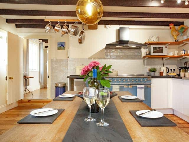 Kitchen/diner | Trevigue Holiday Cottage - Trevigue Holiday Cottages, Crackington Haven, near Bude