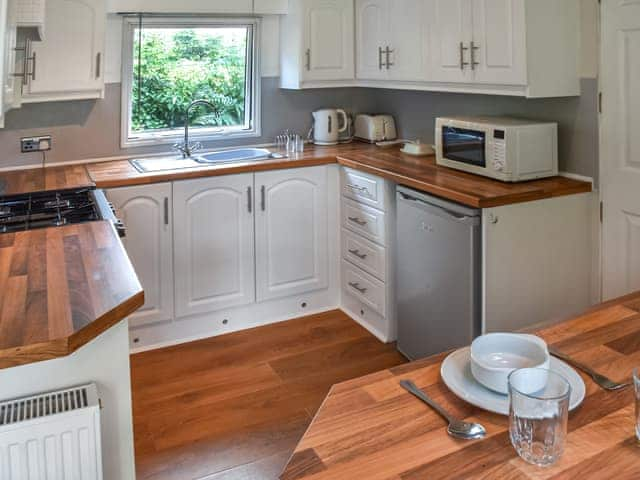 Kitchen | Meadow View Van - Marsh Corner Holidays, Neatishead, near Wroxham