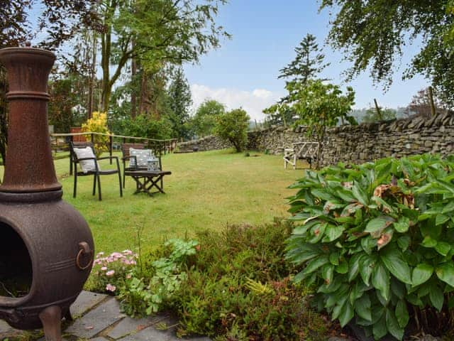 Patio | Corner Cottage, Bowness-on-Windermere