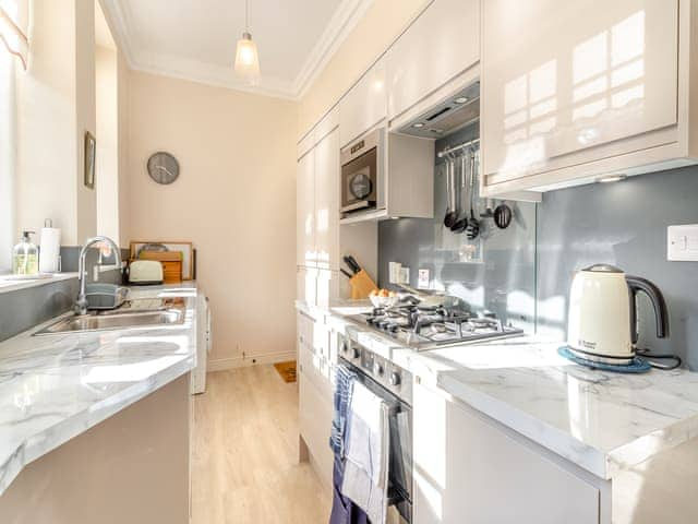 Galley style kitchen | Crag View, Ambleside