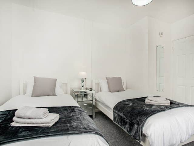 Twin bedroom | Number One, Foxhole, near St. Austell