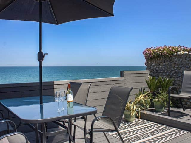 Sitting-out-area | Stones Throw Cottage, Sheringham