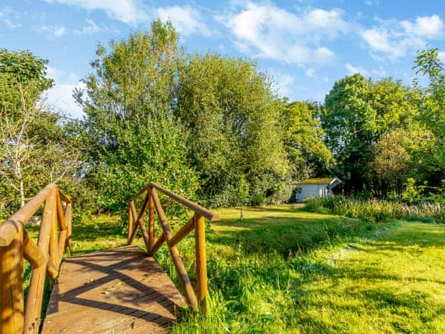 Outdoor area | The Foxes Den - Little North Field, Bishop Thornton, near Harrogate