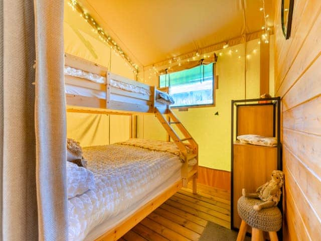 Bunk bedroom | Hedgehog Hideaway - Little North Field, Bishop Thornton, near Harrogate