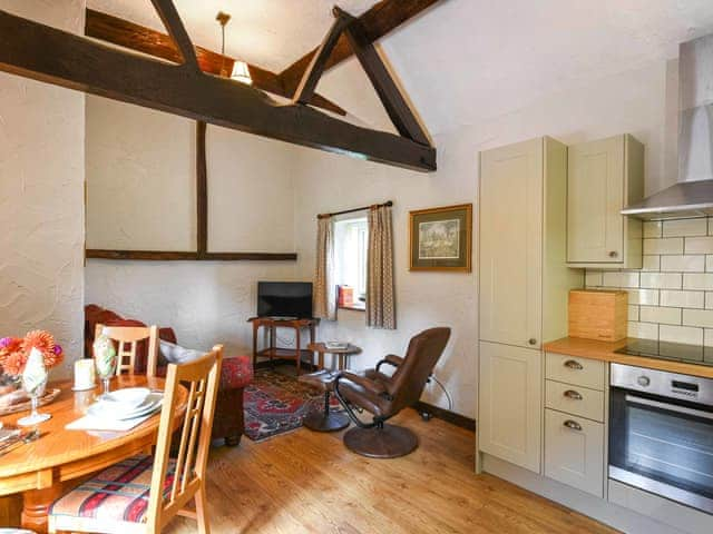 Open plan living space | The Old Barn, Church Stretton