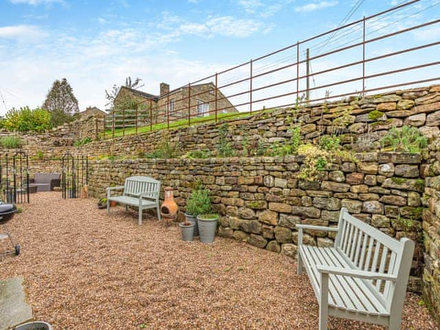 Sitting-out-area | Forge Cottage, Carlton, near Leyburn